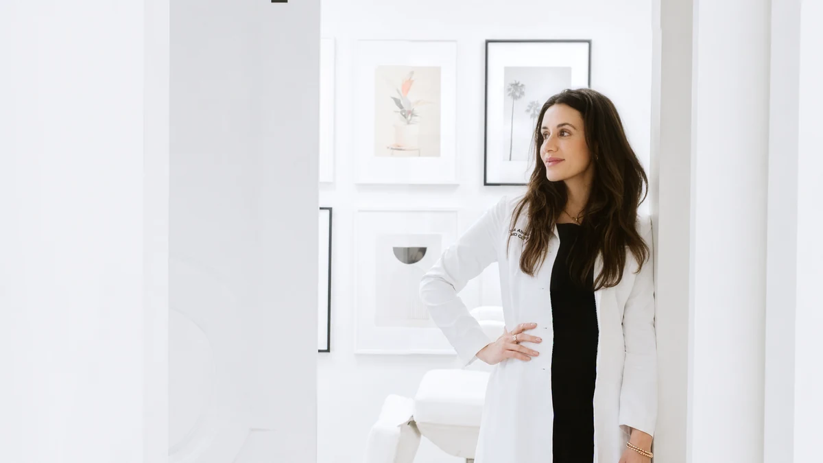 Dr. Amane Abdul-Razzak at the luma rejuvenation clinic in Calgary
