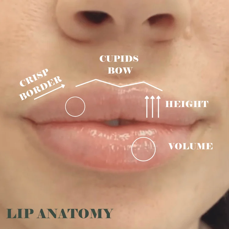 Lip filler treatment planning at luma